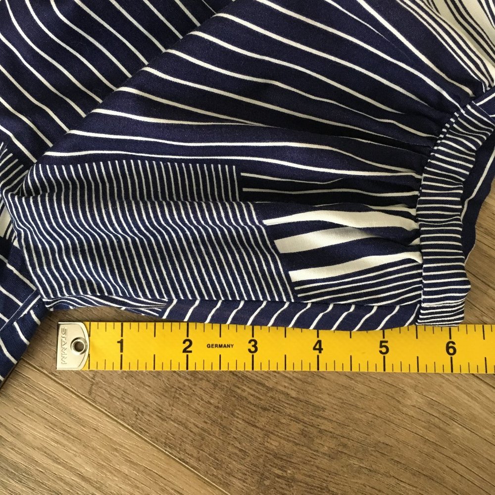 Vintage 70s Handmade Patchwork Print Cotton Day Dress S - Picture 16 of 16